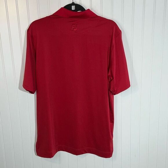 FootJoy Champion Cup Invitational Embroidered Red Golf Polo Mens Small Shirt Top - Picture 8 of 8